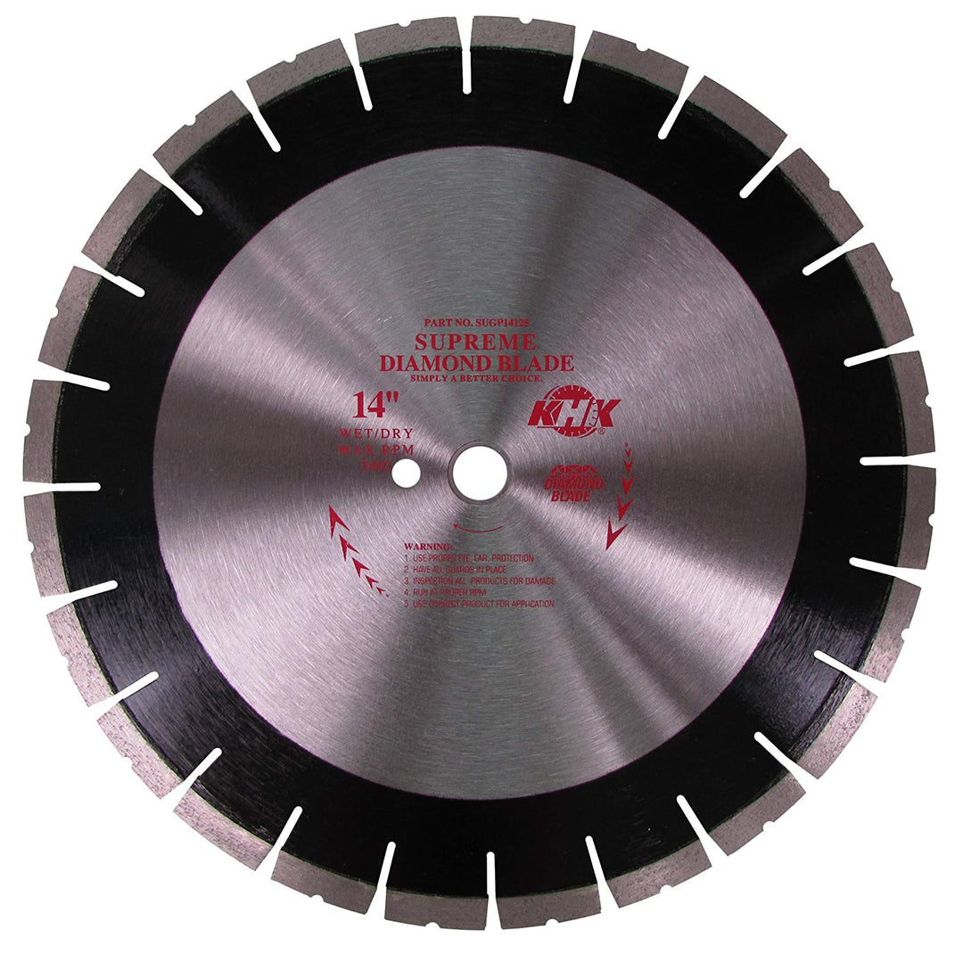 14 Asphalt Diamond Saw Blade Cut Asphalt Green Concrete Segmented 1'' Arbor